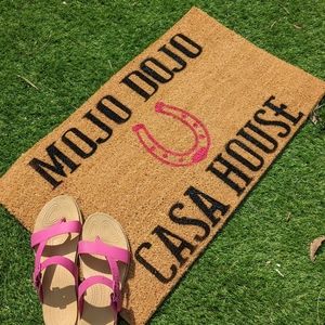 Barbie rug,mojo Dojo, casa house, door mat, welcome mat, kenergy